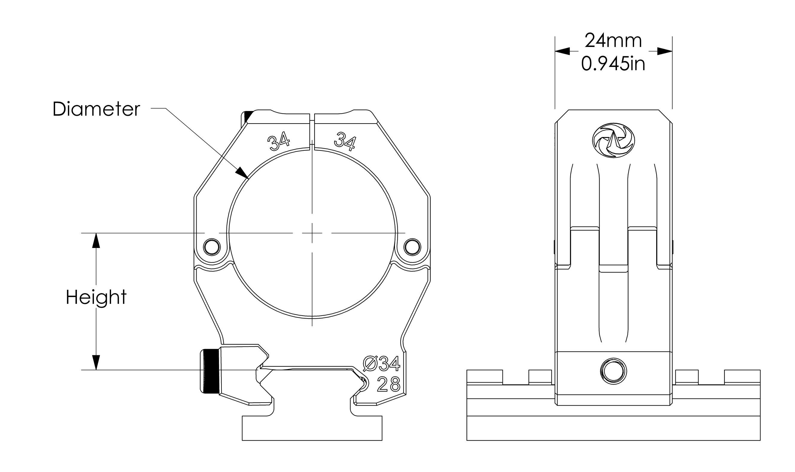 MBRACE SCOPE RINGS American Rifle Company